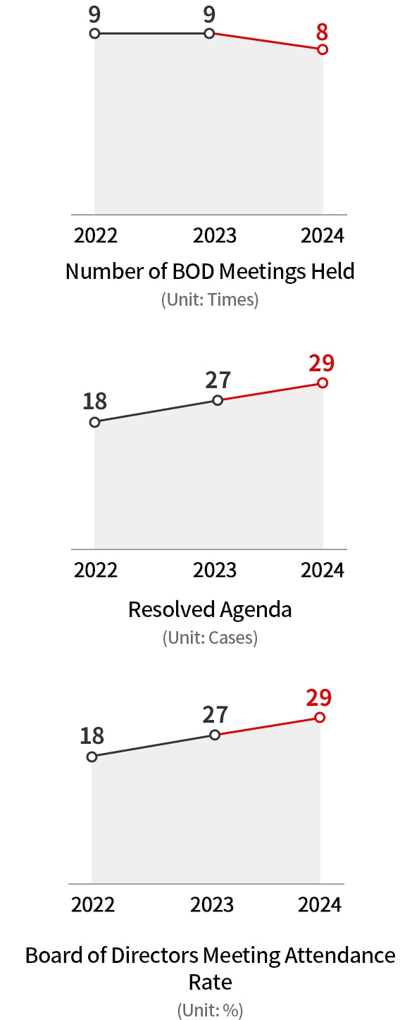 BOARD OF DIRECTORS OPERATION GRAPH